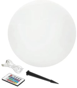 LED RGB Stmievateľná solárna lampa LED/5W/3,7V 3000K IP54 pr. 40 cm