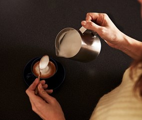 Kanvička na mlieko, Farba ušľachtilej ocele