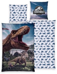Bavlnená posteľná bielizeň Herding Jurassic World,135 x 200 cm, 80 x 80 cm