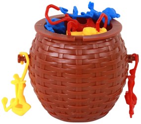 LEAN TOYS Arkádová hra – Košík plný opíc