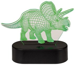 Detská lampička 3D TRICERATOPS