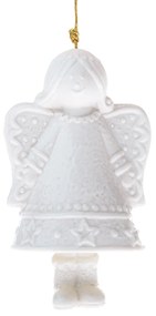 Porcelánový zvonček Anjel, 7,9 x 10,1 x 6,5 cm