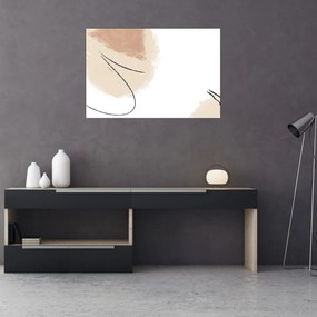 Obraz - Biela abstrakcia (90x60 cm)