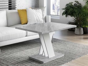 Konferenčný stolík Herkulan Mini, Farby: biela / betón