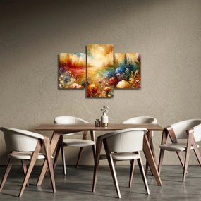 Obraz - Pestrofarebná lúka (90x60 cm)