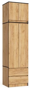 Nástavec na skříň STAR 60 cm dub craft zlatý