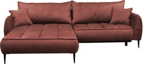 XXXLutz ROHOVÁ SEDAČKA, textil, koralová MID.YOU - Sedačky - 001574002804