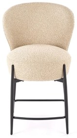 Barová stolička H126 bouclé béžová