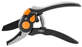 NEO TOOLS Kovadlinkové nožnice 200 mm, dosah do 18 mm, nastaviteľné meradlo 15-203