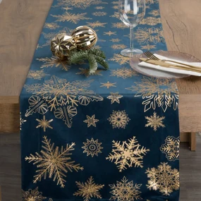 EUROFIRANY VIANOČNÝ BEHÚŇ NA STÔL JOY2 40X140 CM VZOROVANÝ