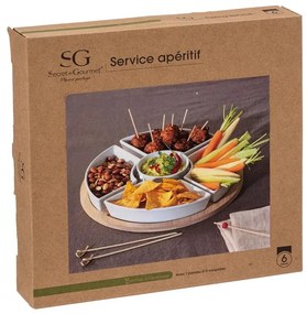Porcelánová servírovacia miska Circle (fi) 27 cm sada 5ks