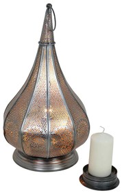 Orientálna stolová lampa Monza Silver