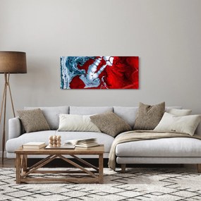 Obraz abstraktných škvŕn (120x50 cm)
