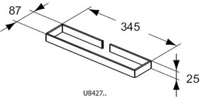 Ideal Standard Adapto - Držiak na uterák, chróm U8427AA