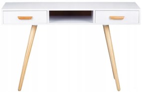 Písací stôl Viola biely