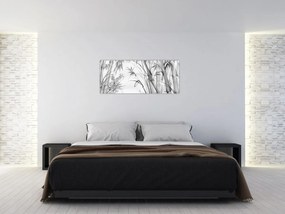 Obraz - Bambusový les (120x50 cm)