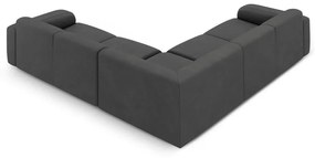 Tmavosivá rohová pohovka (variabilná/do L) Molino – Micadoni Home