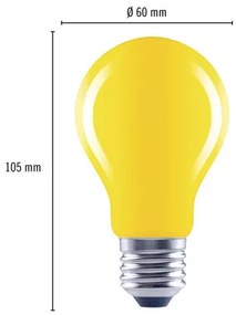 LED žiarovka FLAIR A60 E27 / 4 W žltá