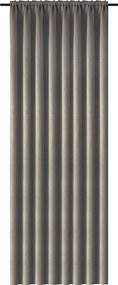 Záves OXFORD 140x270 cm, sivohnedý Zavesenie: Riasiaca páska