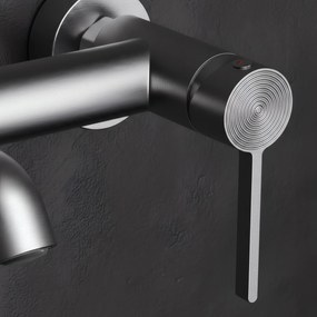 Rea Foster, vaňová batéria s ručnou sprchovou súpravou, brúsená oceľ, REA-B6326