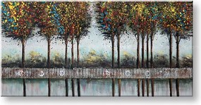 Maľovaný obraz na stenu STROMY 100x50 cm