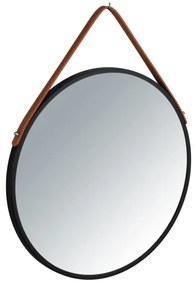 WENKO 24424100 - Zrkadlo BORRONE 40x40 cm čierna/strieborná