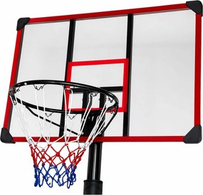 LEAN Sport Basketbalový kôš – mobilný nastaviteľný stojan 200–305 cm