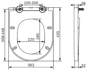 Toaletné sedadlo AM.PM Hit CTA7851WH s Microliftom, biele