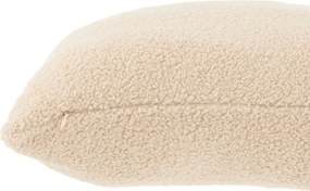 Béžový vankúš Teddy Bouclé Beige - 45*45 cm
