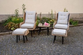 Zostava záhradného nábytku APERTO z technoratanu
