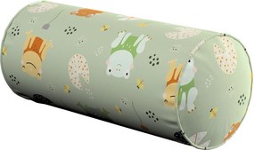 Jednoduchý valcový vankúš farba produktu zelená látka vzorované