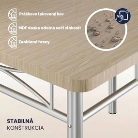 Jedálenská súprava PAUL,  5-dielna, dubová hnedá Jurhan