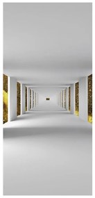 Fototapeta na dvere - Tunel so zlatým nebom (95x205cm)