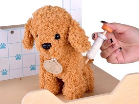 Jokomisiada Wooden Veterinary Clinic – Vet Clinic with Puppy + Accessories ZA5939