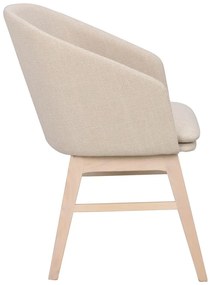 Béžové čalúnené jedálenské kreslá v súprave 2 ks Windham – Rowico