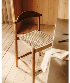 NINA WALNUT 62 pultová stolička Hnedá