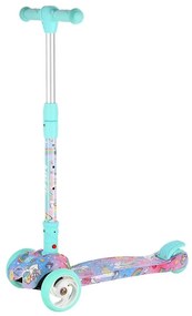 Detská trojkolesová kolobežka NILS Fun HLB15A Mint s LED