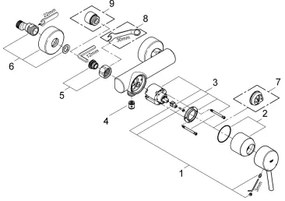 GROHE 32210001 - Sprchová batéria CONCETTO DN 15 lesklý chróm
