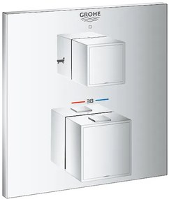 Grohe Grohtherm Cube termostat bez podomietkového telesa chróm 24155000 G24155000