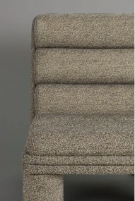 Taupe kreslo z textílie buklé Fern – Dutchbone