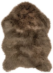 Tmavohnedá umelá kožušina Tiseco Home Studio Sheepskin, 60 × 90 cm