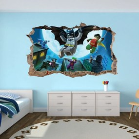 Nálepka na stenu Batman Superhero 47x77cm
