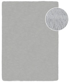 Svetlosivá syntetická kožušina 200x290 cm Ivy Luxury Fur – Flair Rugs