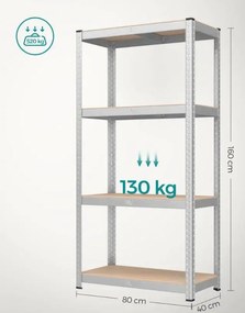 Sada regálov Regmet 2 ks 160 cm hnedá/strieborná