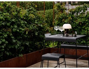 Čierna kovová stolička A-Stool – Zone