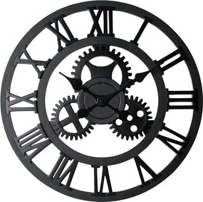 Nástenné hodiny NERO fi 58x4 cm - MC