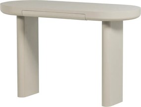 Béžový konzolový stolík 50x120 cm Mael – WOOOD