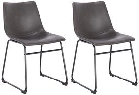 2x Jedálenská stolička Hawaj CL-840 | tmavo šedá