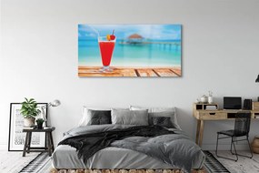 Obraz plexi Koktejl pri mori 140x70 cm