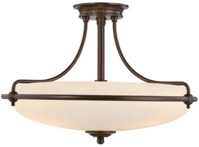 Elstead QZ-GRIFFIN-SFM-PN - Prisadený luster GRIFFIN 4xE27/100W/230V bronz